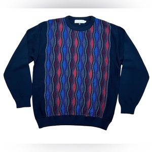Norm Thompson Vintage Men’s Textured 3D Knit Sweater Sz XL